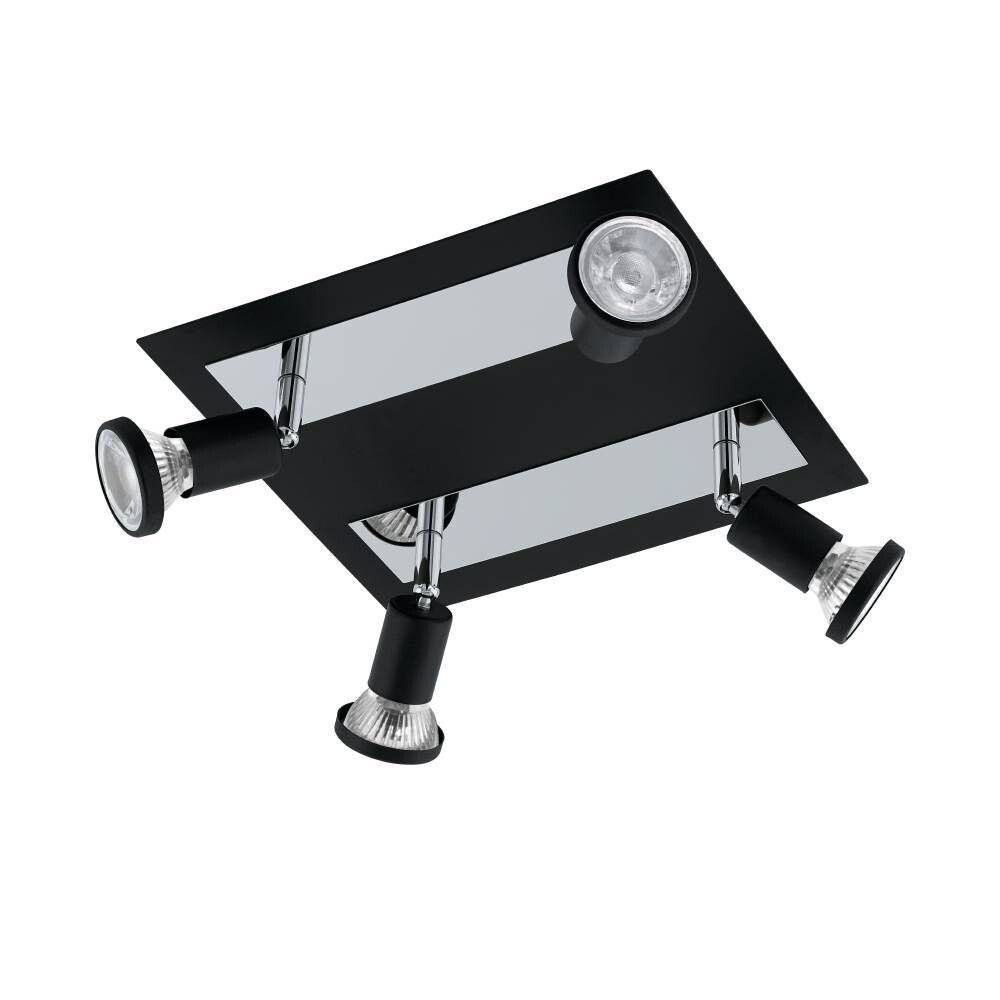 SPOTLIGHT SARRIA LED 4X5W GU10 SVART/STÅL