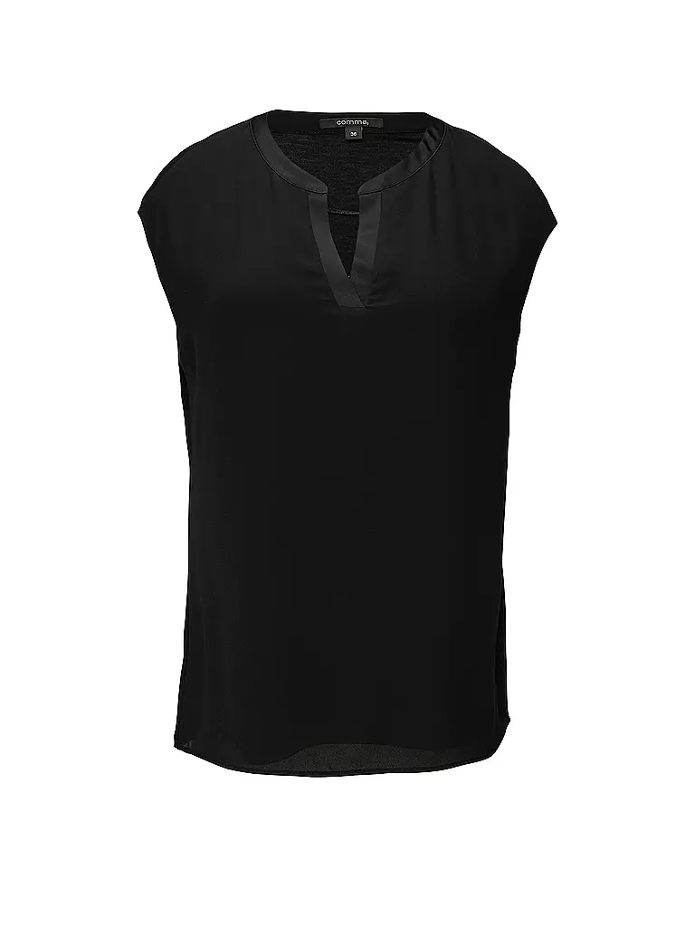 COMMA T-Shirt  schwarz