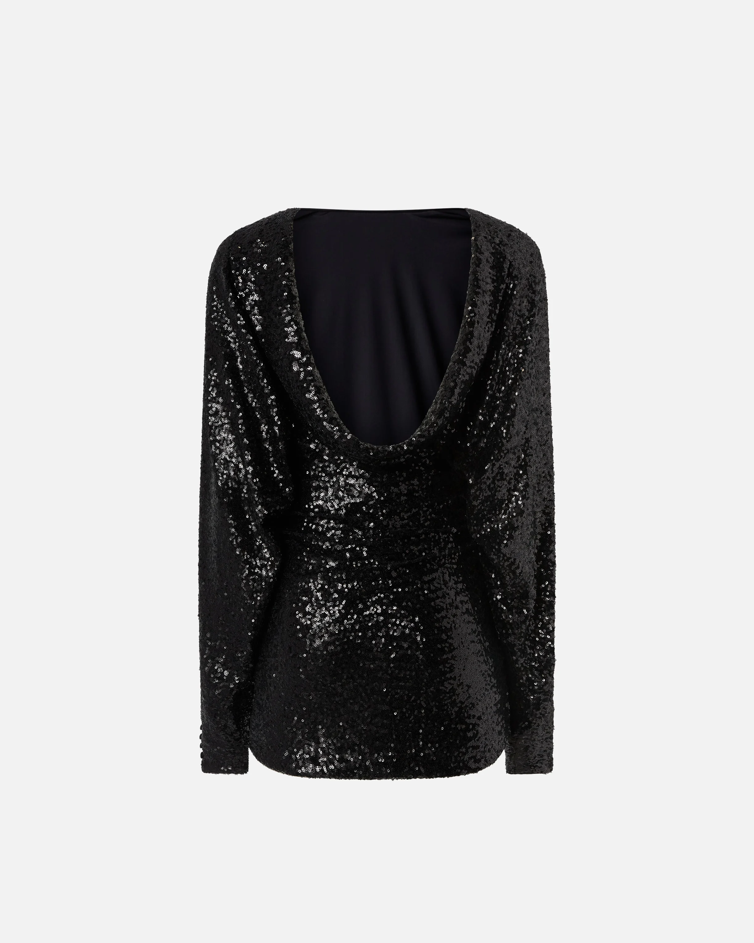 Mini-robe élégante à paillettes | Noir