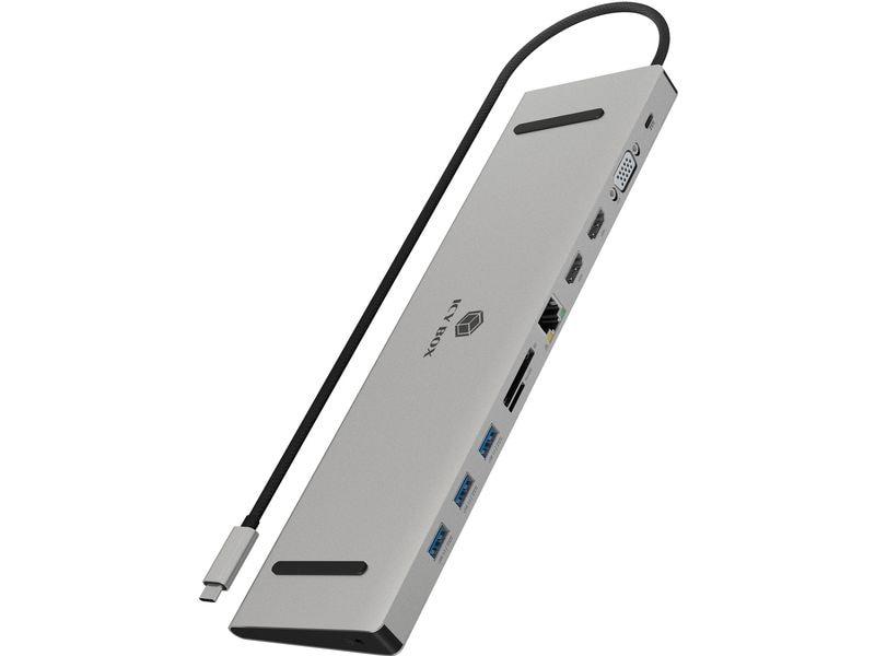 ICY BOX Dockingstation IB-DK2106a-CPD USB Type-C DockingStation mit dreifacher Videoausgabe