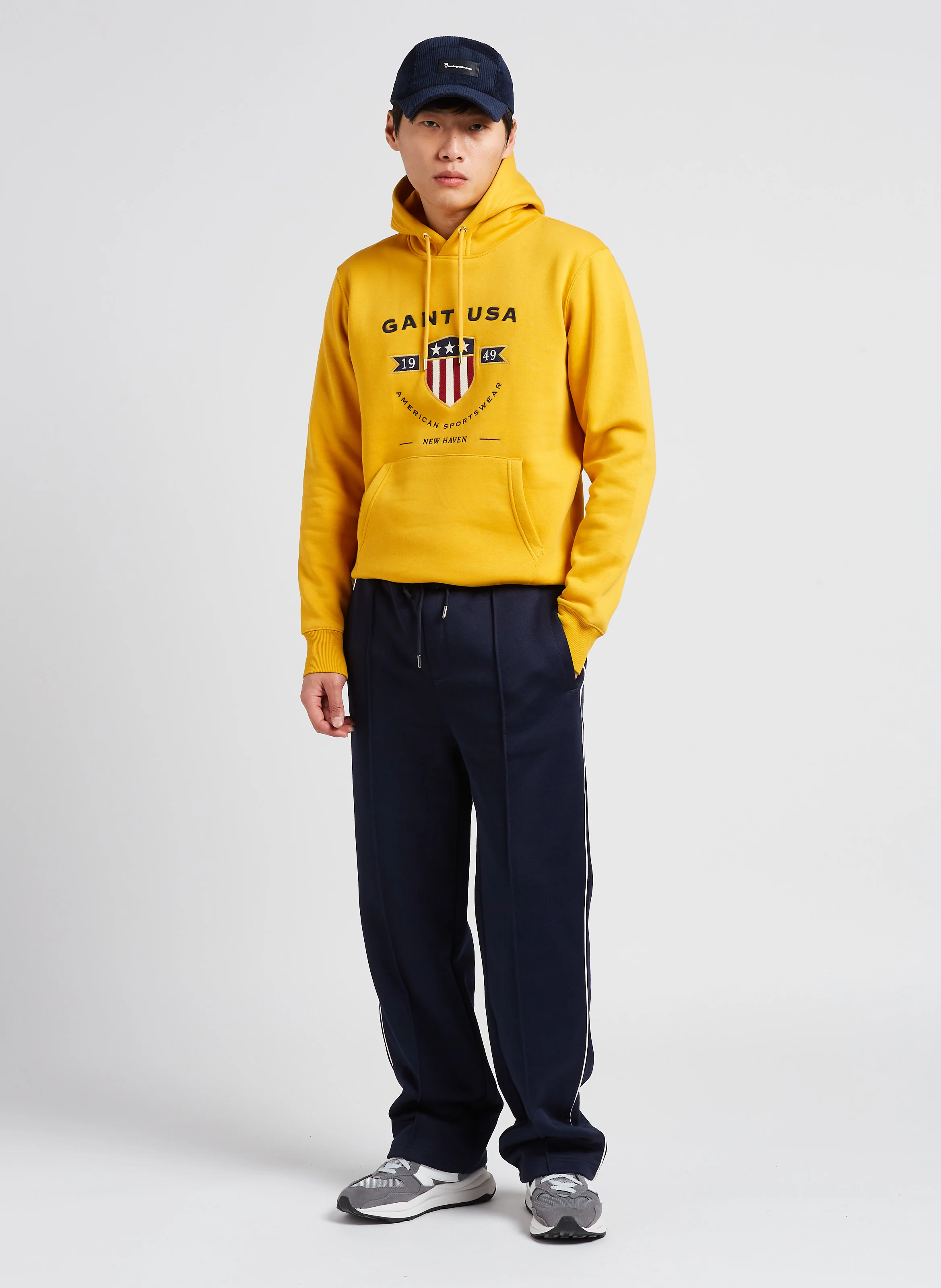 Sweat à capuche brodé | Doré