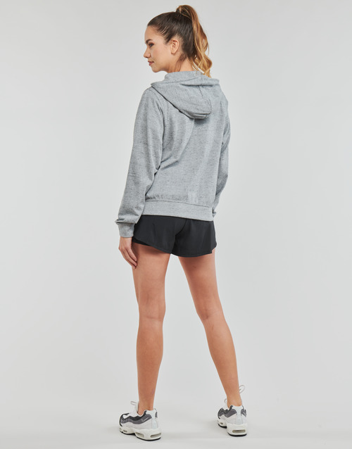 Nike - Full-Zip Hoodie - DK GREY HEATHER/WHITE