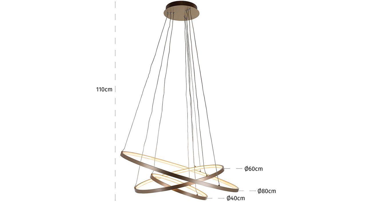 Hanglamp 210616 Amira⌀80  x H110 cm