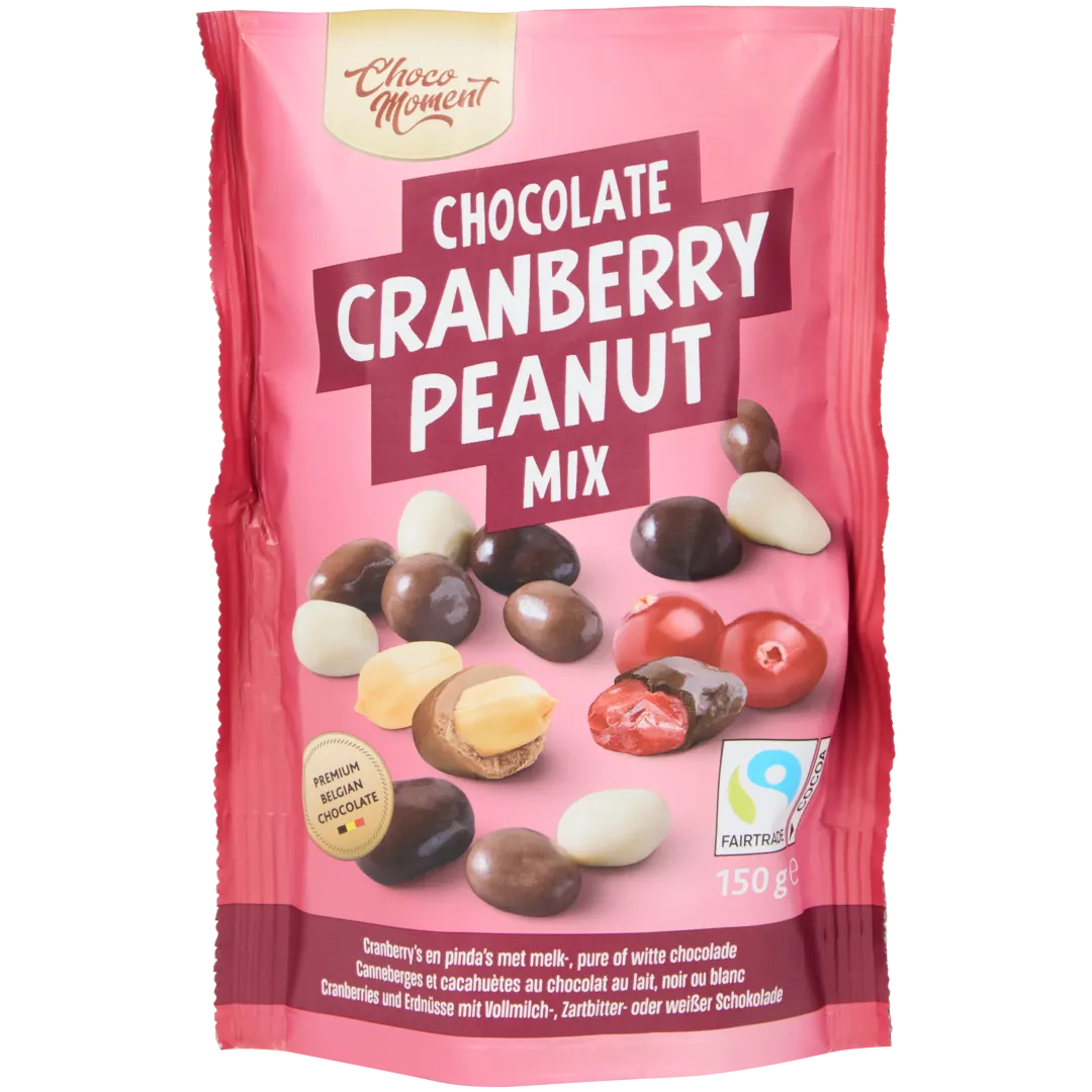 Choco Moment cranberry-pindamix 150 gram