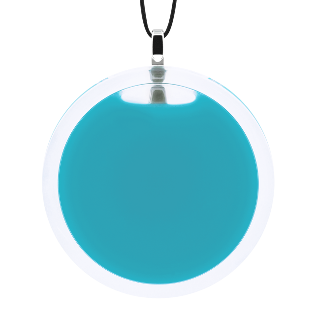 Pendentif en verre soufflé - Cachou Giga Milk