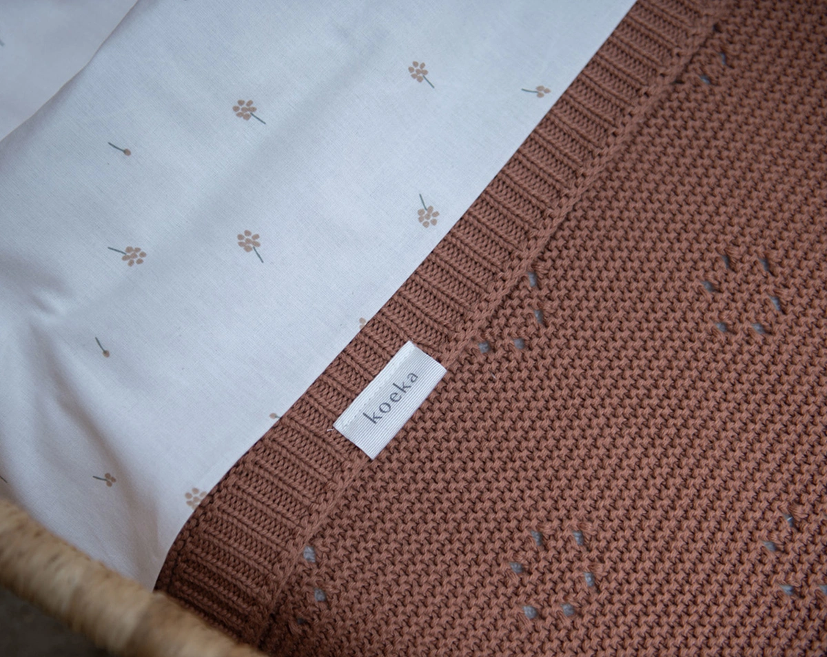 Kuscheldecke LALINDE (100x140) in soft earth