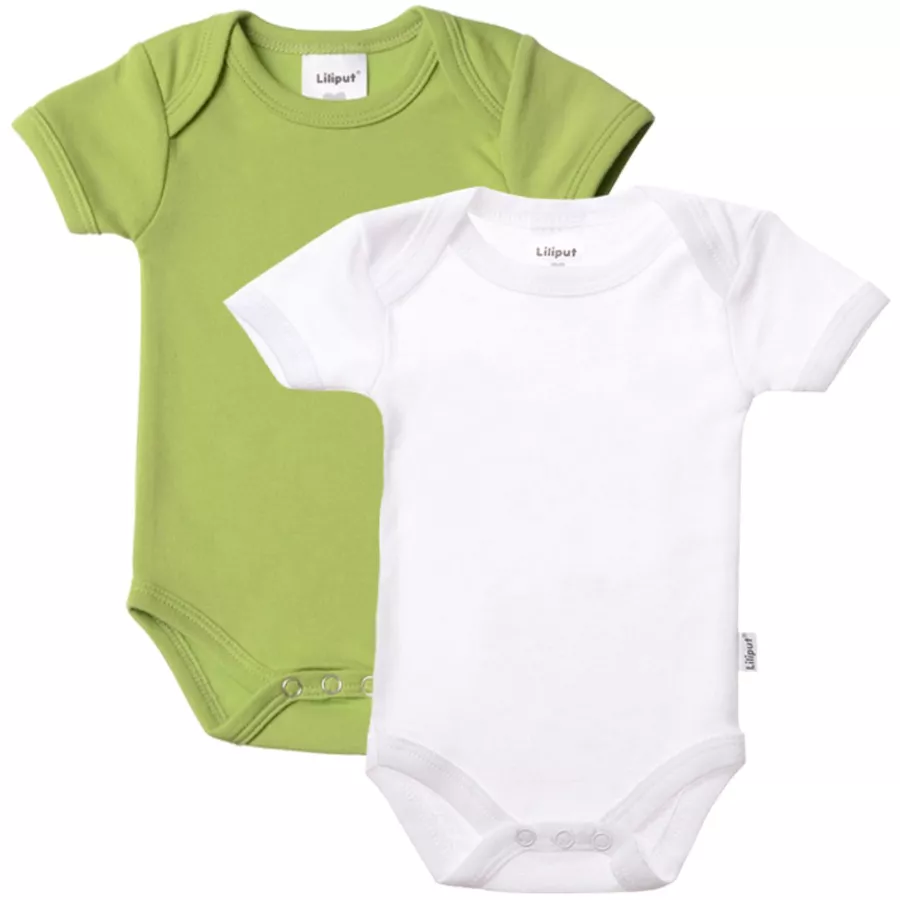 Liliput Baby-Body (Set, 2-tlg.) weiß grün weiß, grün