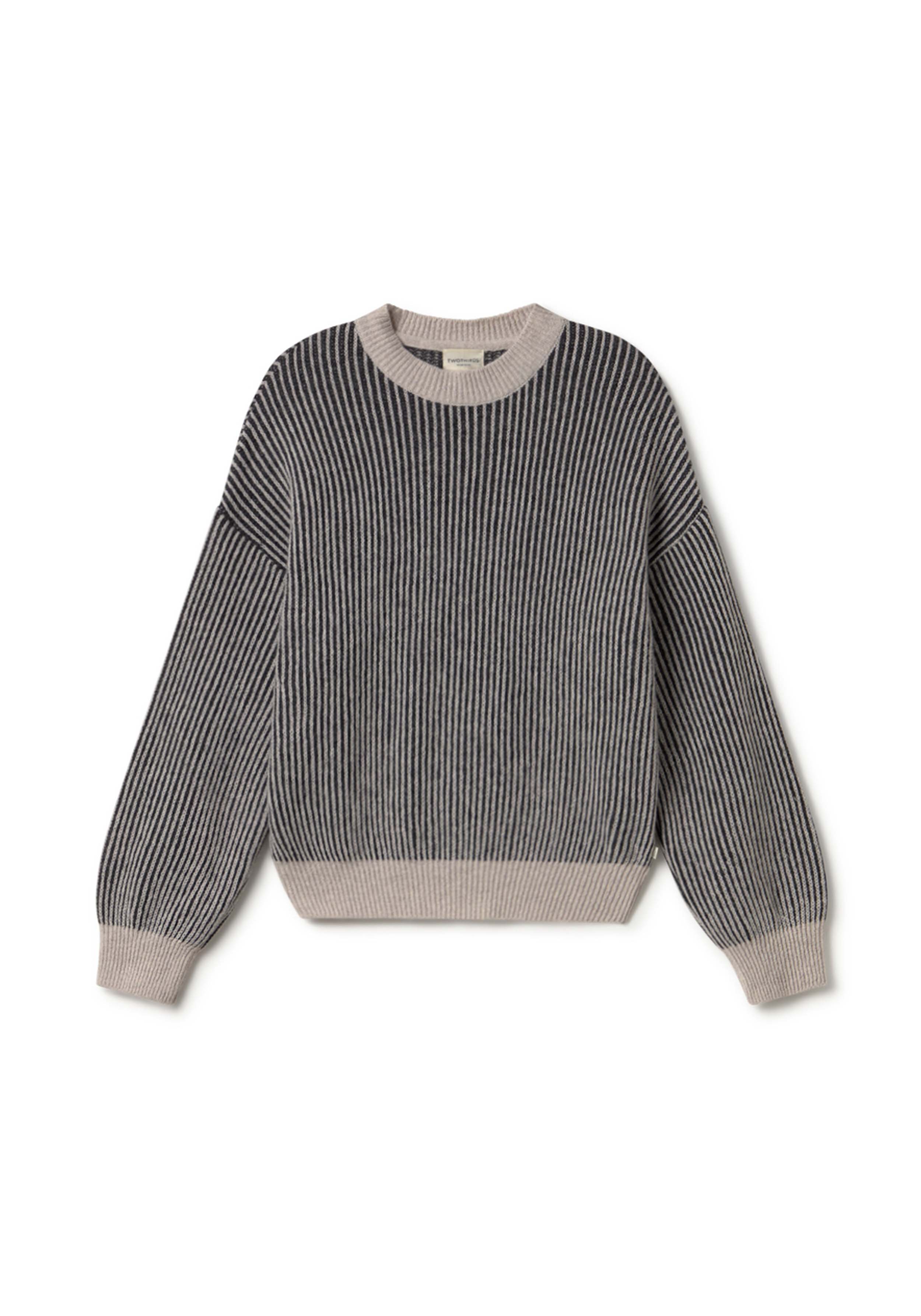 Twothirds Strickpullover Murvagh Black & White