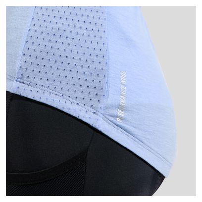 Maillot Manches Courtes Femme Odlo Zeroweight Performance Wool 125 Bleu