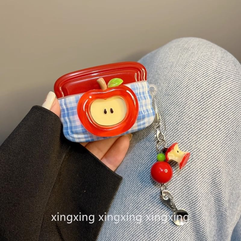 XIXI STUDIO - Apple Plaid AirPods / Pro oordopjeshoesje / bedel / set