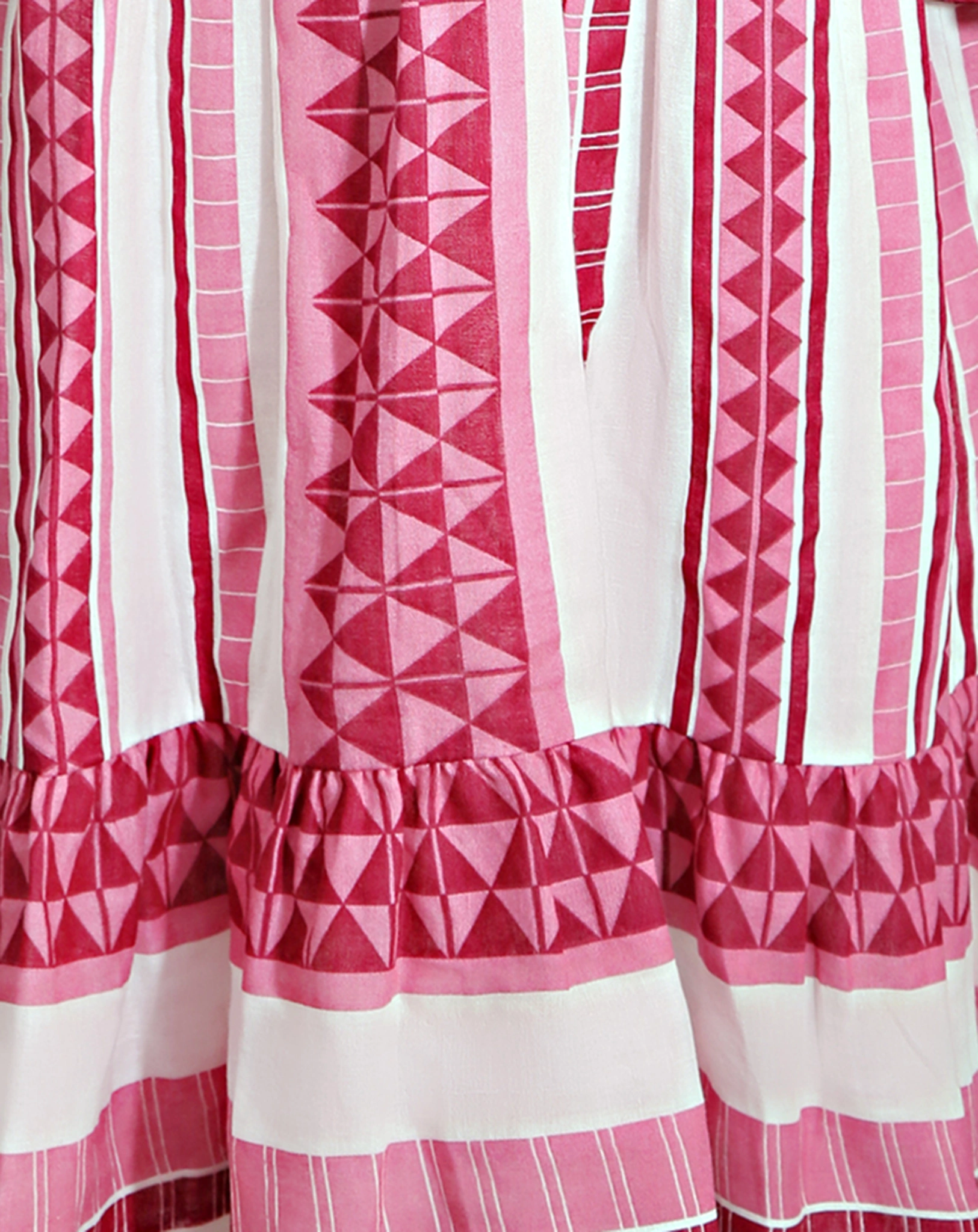 Langarm-Kleid TRIANGLE in light pink