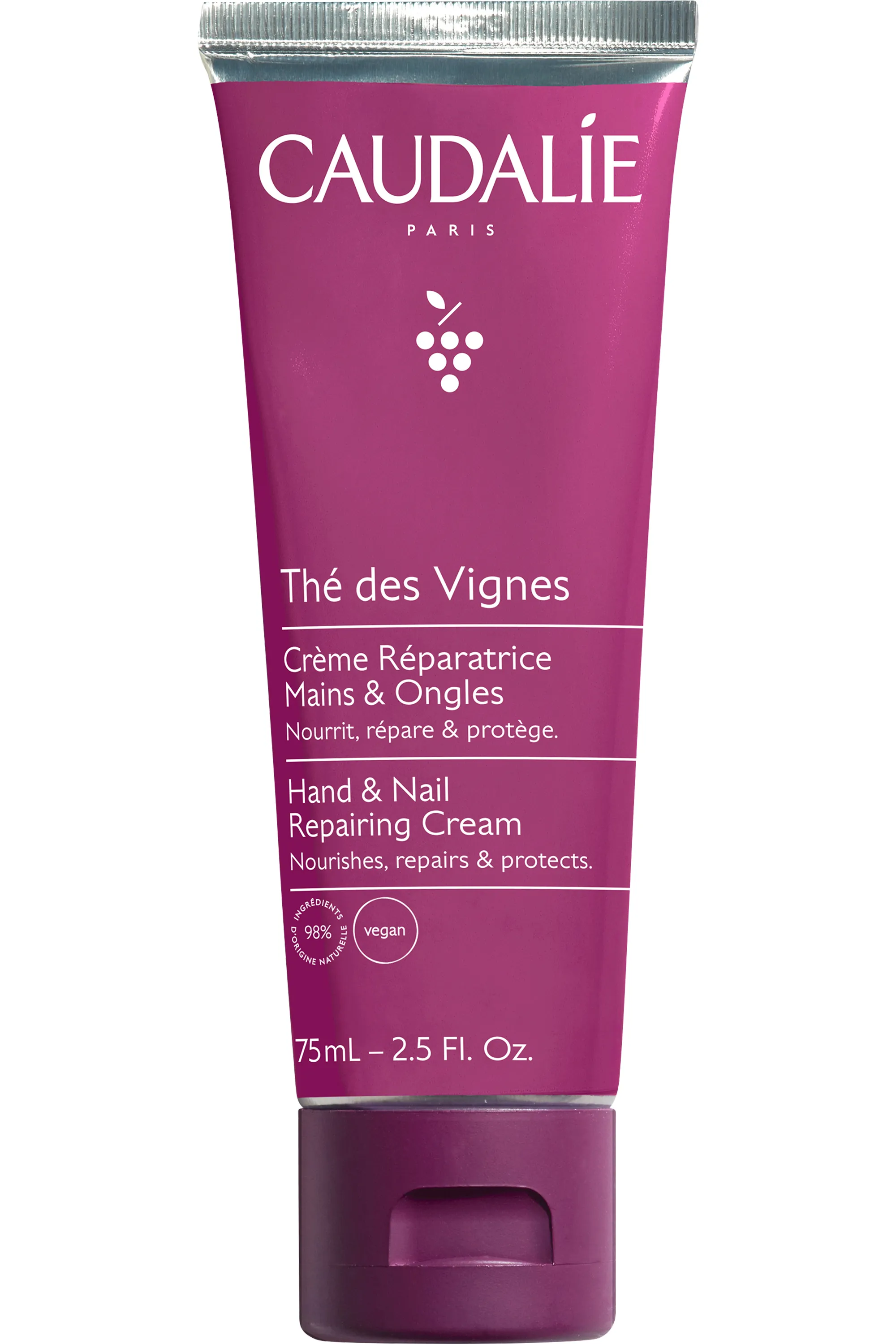 Caudalie Crème réparatrice mains et ongles Thé des Vignes-75 ml