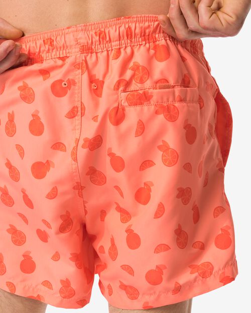 maillot de bain homme oranges corail
