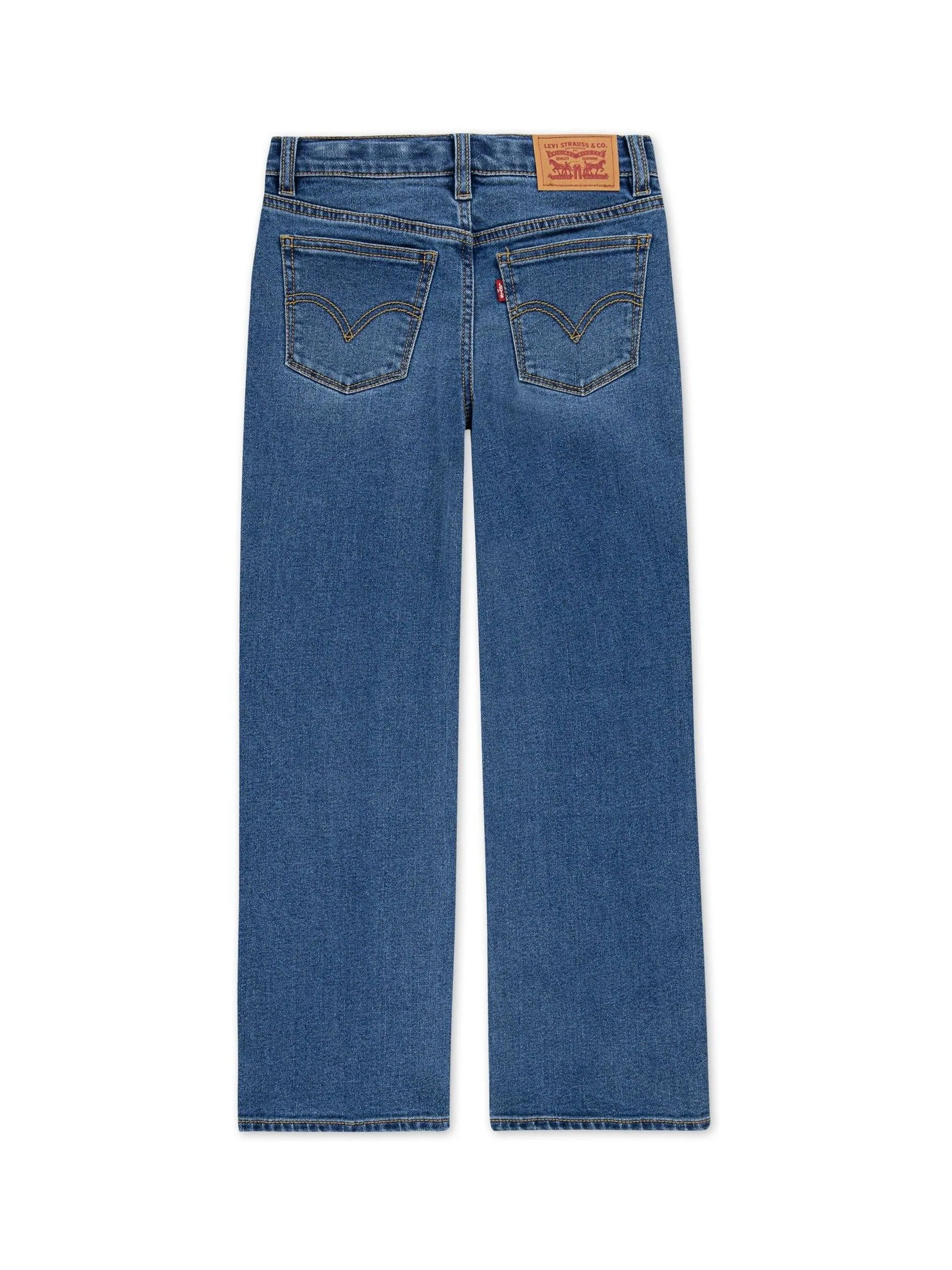 Blauw - Levi's® Logo Wide Leg Jeans