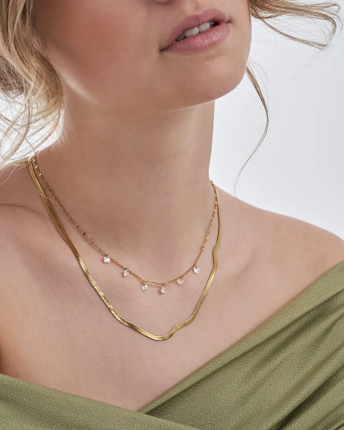 Layering Kette - Steel Gleam