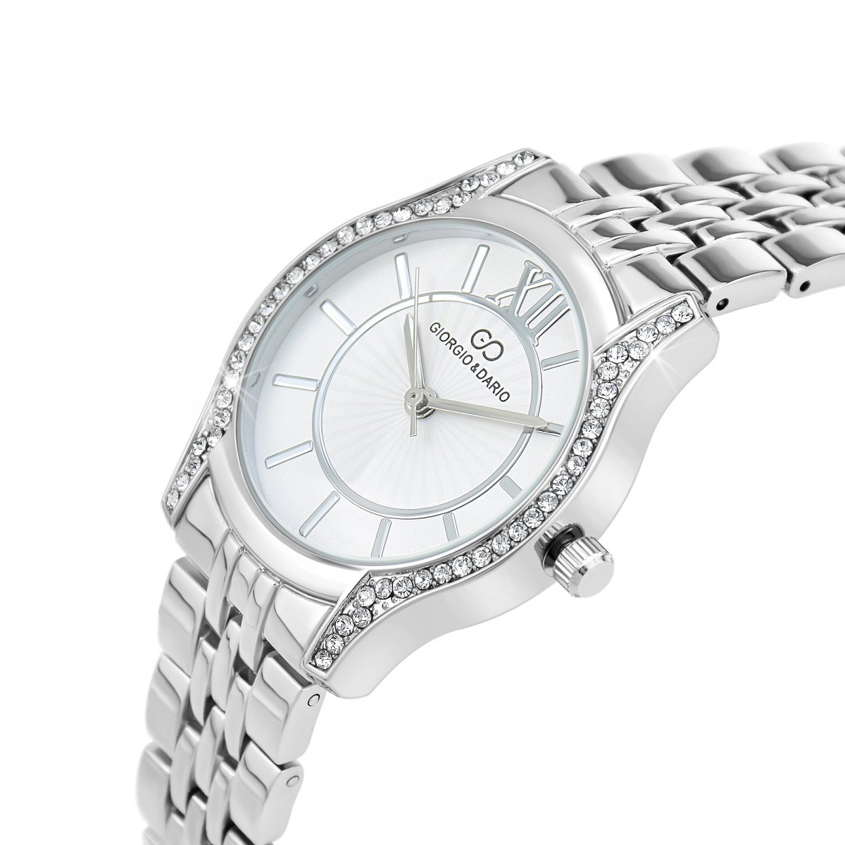 Montre Célina élégante ornée de Cristaux scintillants SC Crystal
