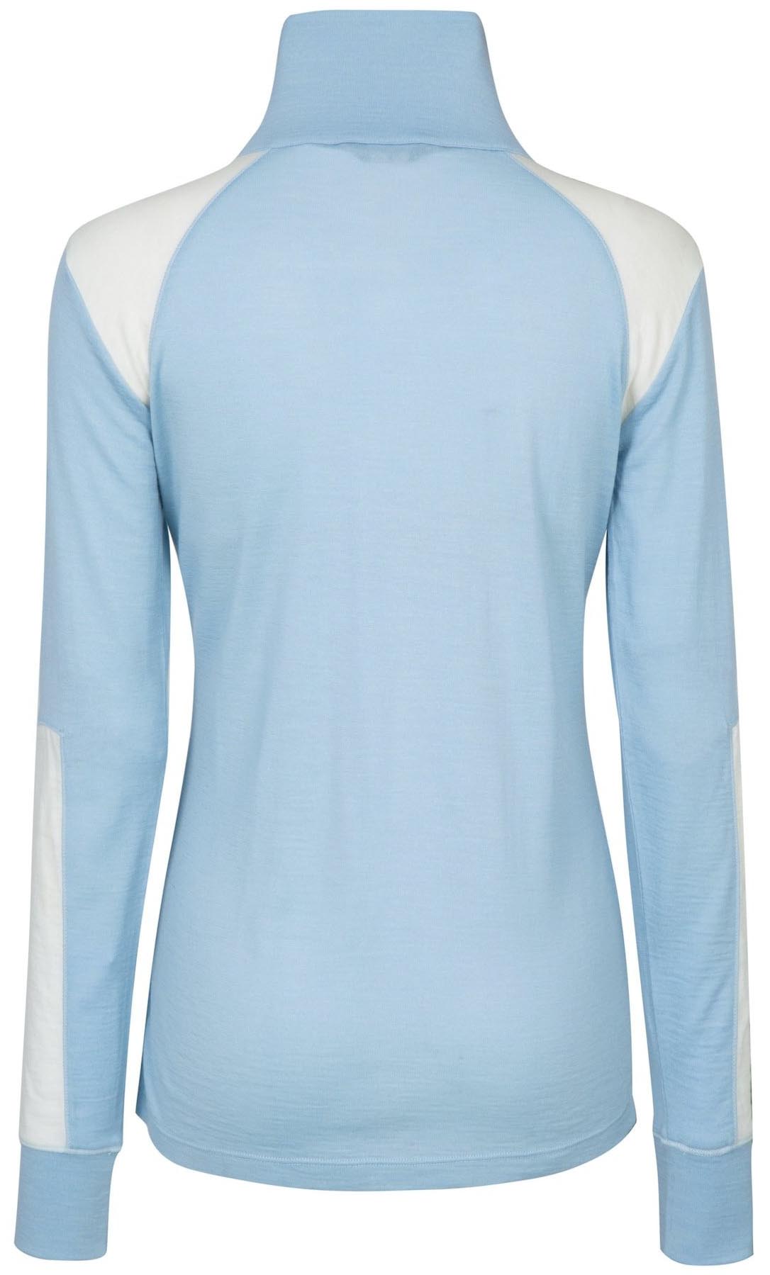 Hilleknuten Half-Zip Ulltrøye Dame Light Sky