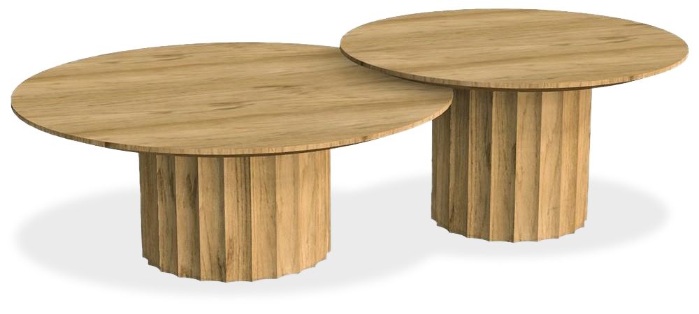 Salontafelset  Crotone ⌀60  x H60 cm