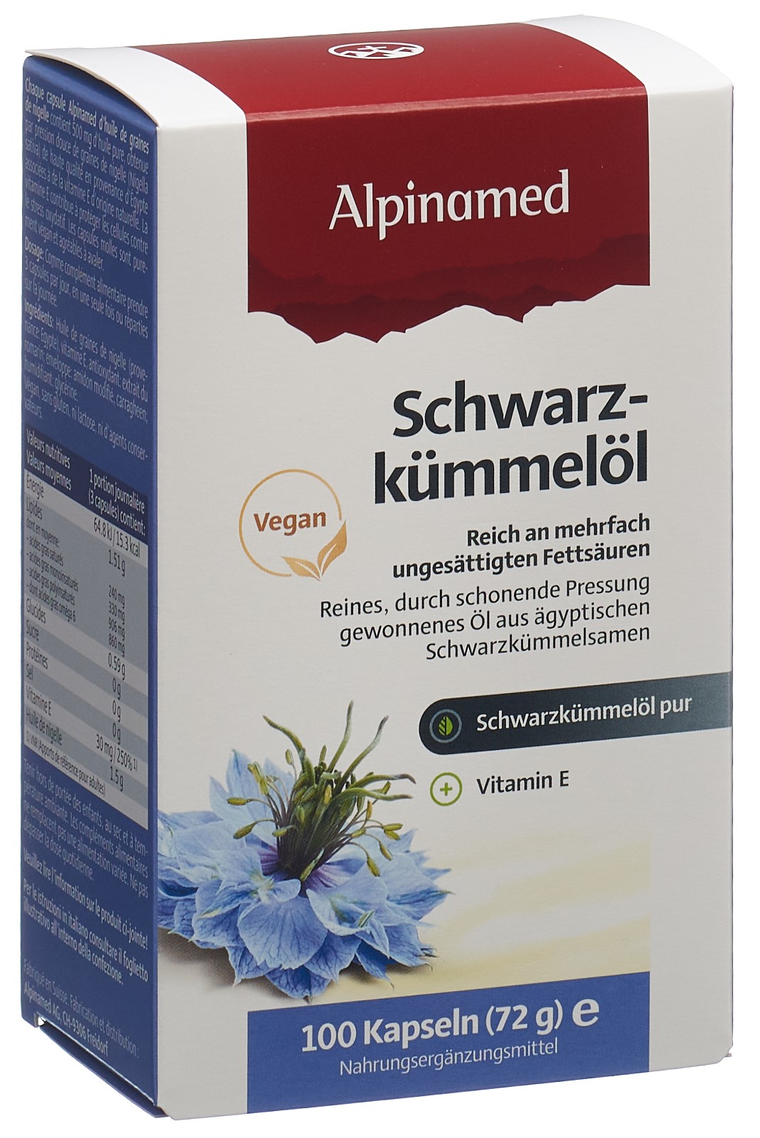 ALPINAMED Schwarzkümmelöl Weichkaps forte Blist 100 Stk