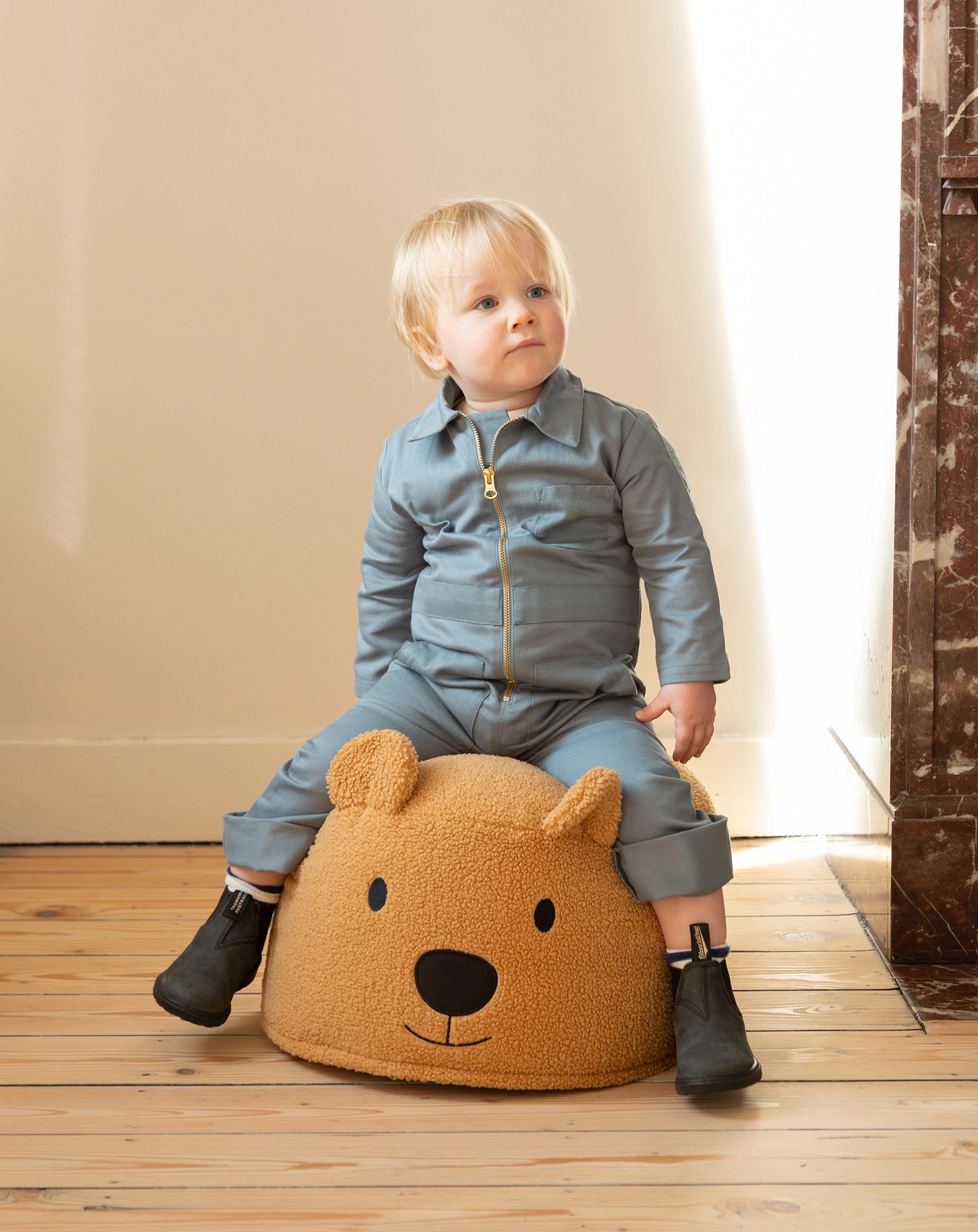 Pouf TEDDY BÄR (40x40x25) in braun
