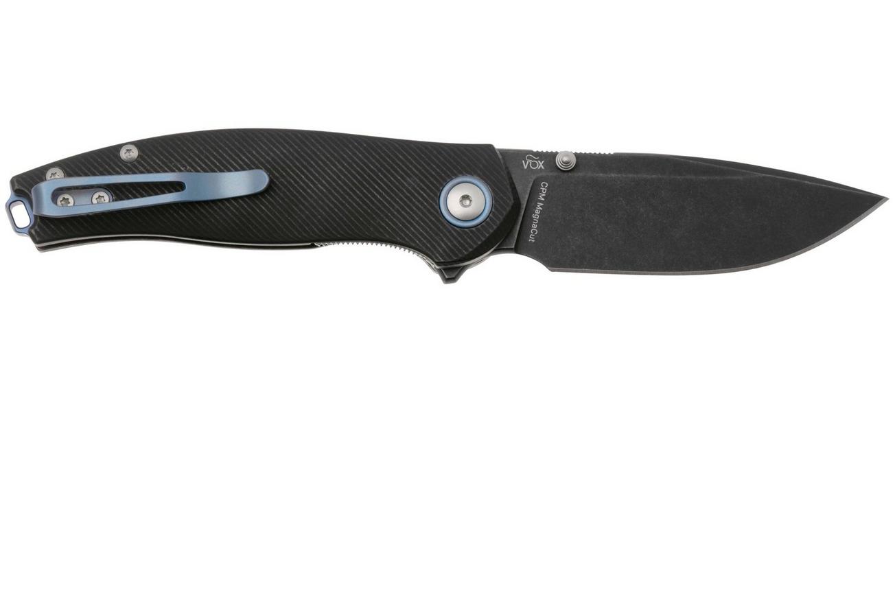 Viper Vale V6007DTBL Blackwashed, Black Titanium, Blue Details, zakmes