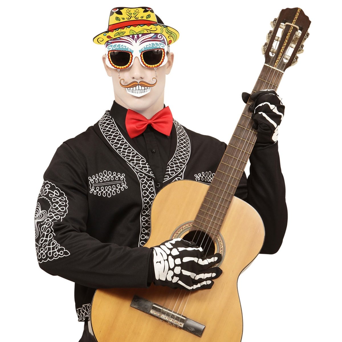 Dia De Los Muertos Bril Gekleurd