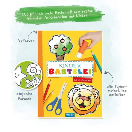 Trötsch Bastelbuch mit Bastelbögen