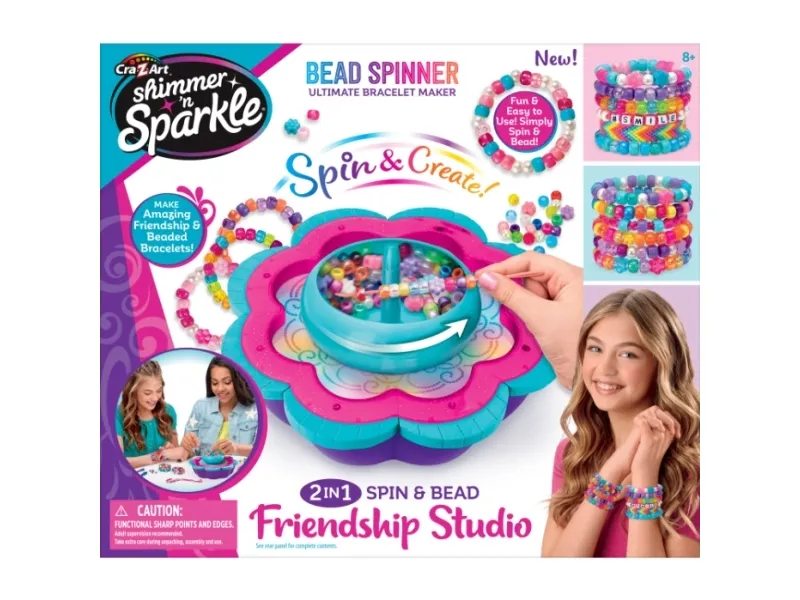 SHIMMER N SPARKLE SPIN AND BEAD BRACELET STUDIO