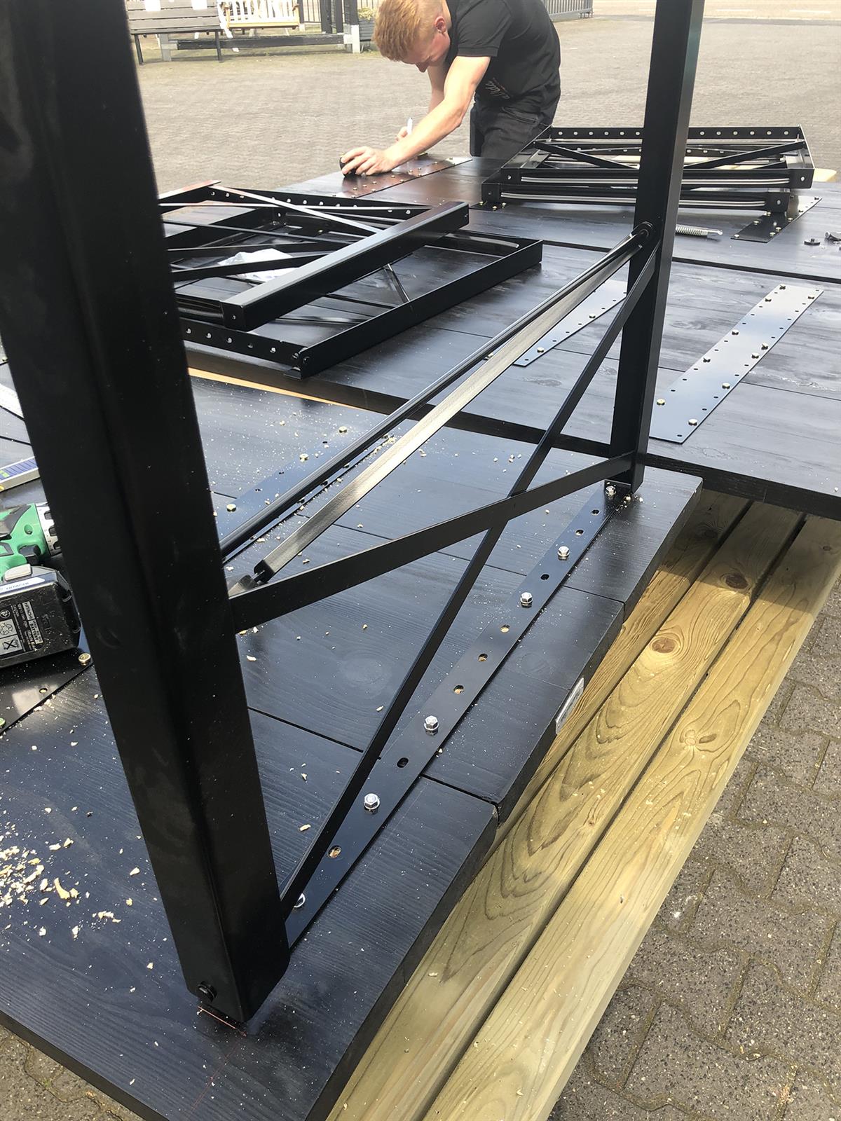 onderstel Berlijn bouwpakket voor inklapbare biertafel