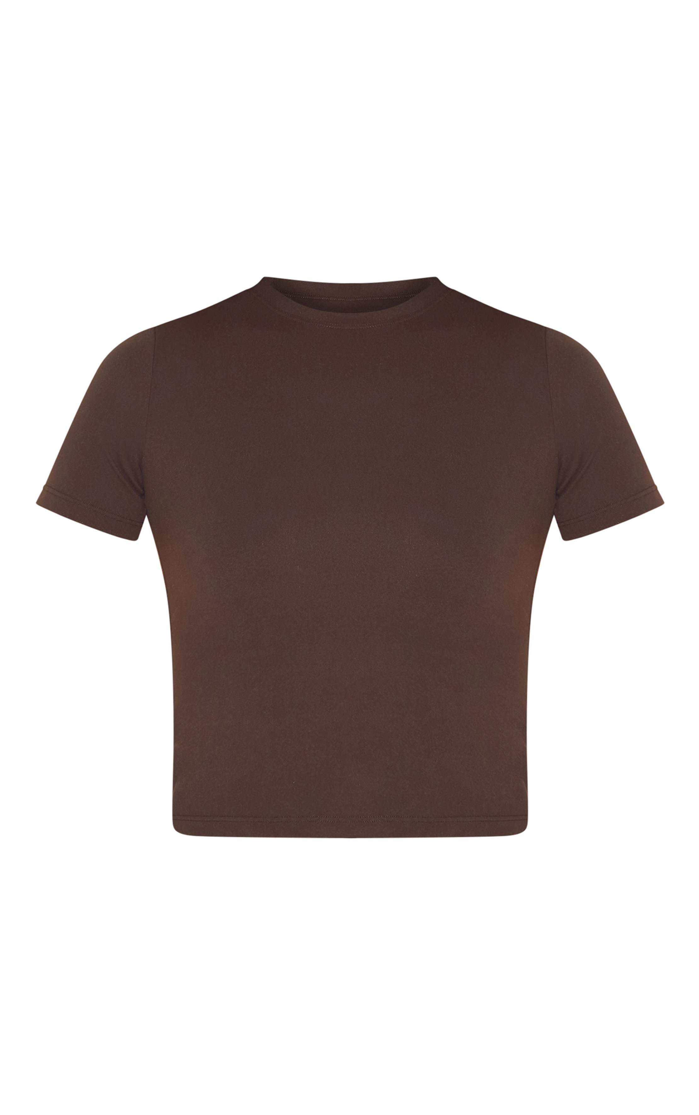 Espresso Haut De Sport Moulant Longue Coupe À Manches Courtes Ultimate Sculpt