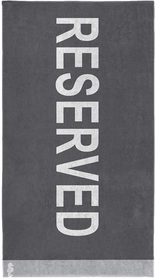 Seahorse Strandtuch »Reserved« 100x180, für Strand und Pool, mit Schriftzug