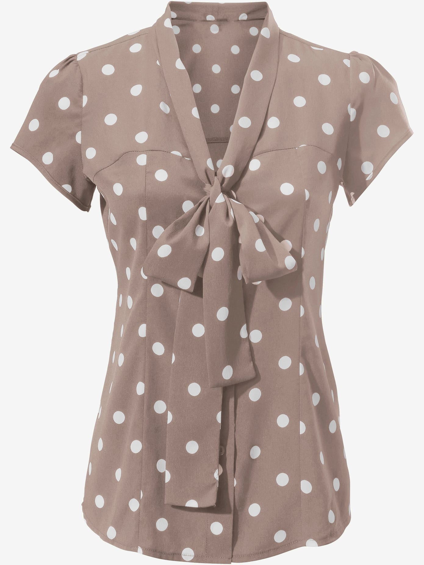 Chemisier à pois motif à pois tendance