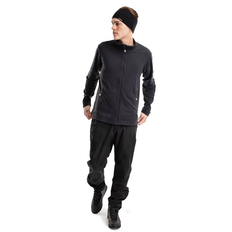 Twentyfour Finse LZ Fleece H Shadow Black