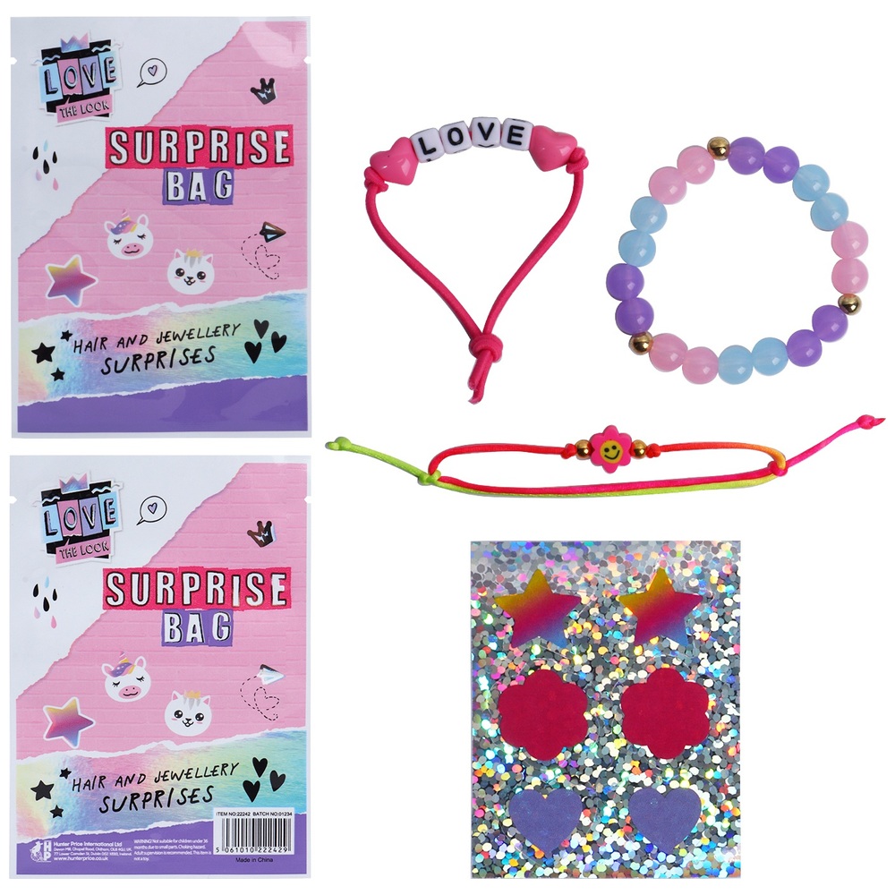 Love the Look Überraschungstüten-Sortiment mit Haar- und Schmuckaccessoires