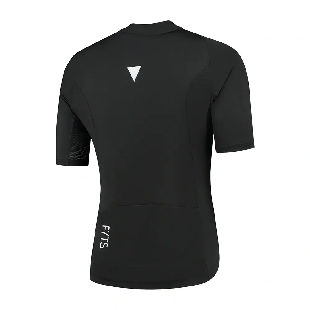 FYTS SNLST Fietsshirt Korte Mouwen Zwart Heren