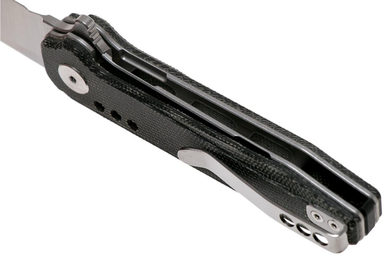 Bestech Syntax BG40D Black Micarta, Two Tone Satin zakmes, Todd Knife & Tool design
