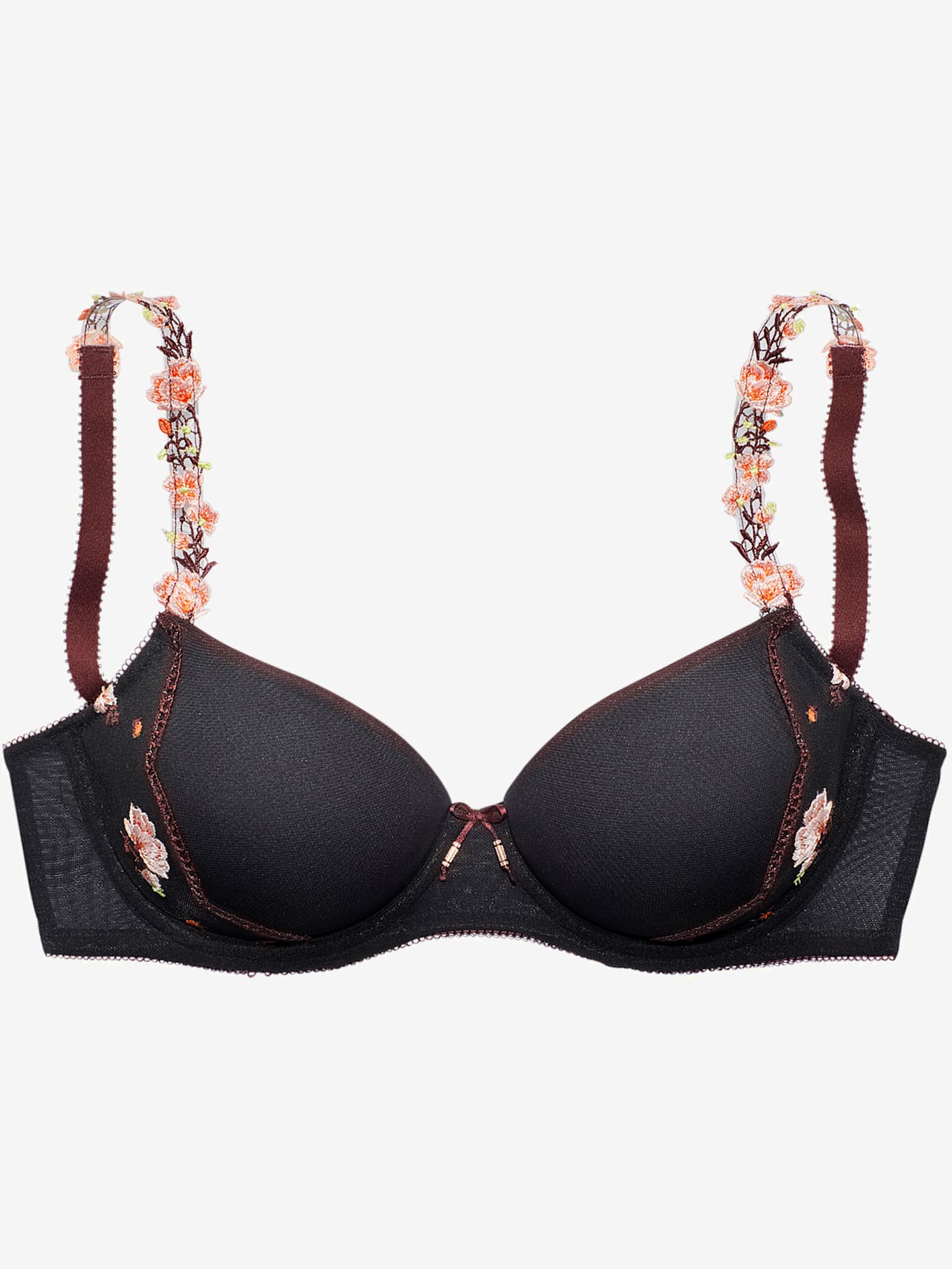 Soutien-gorge avec nœud décoratif et coques spacer sans couture