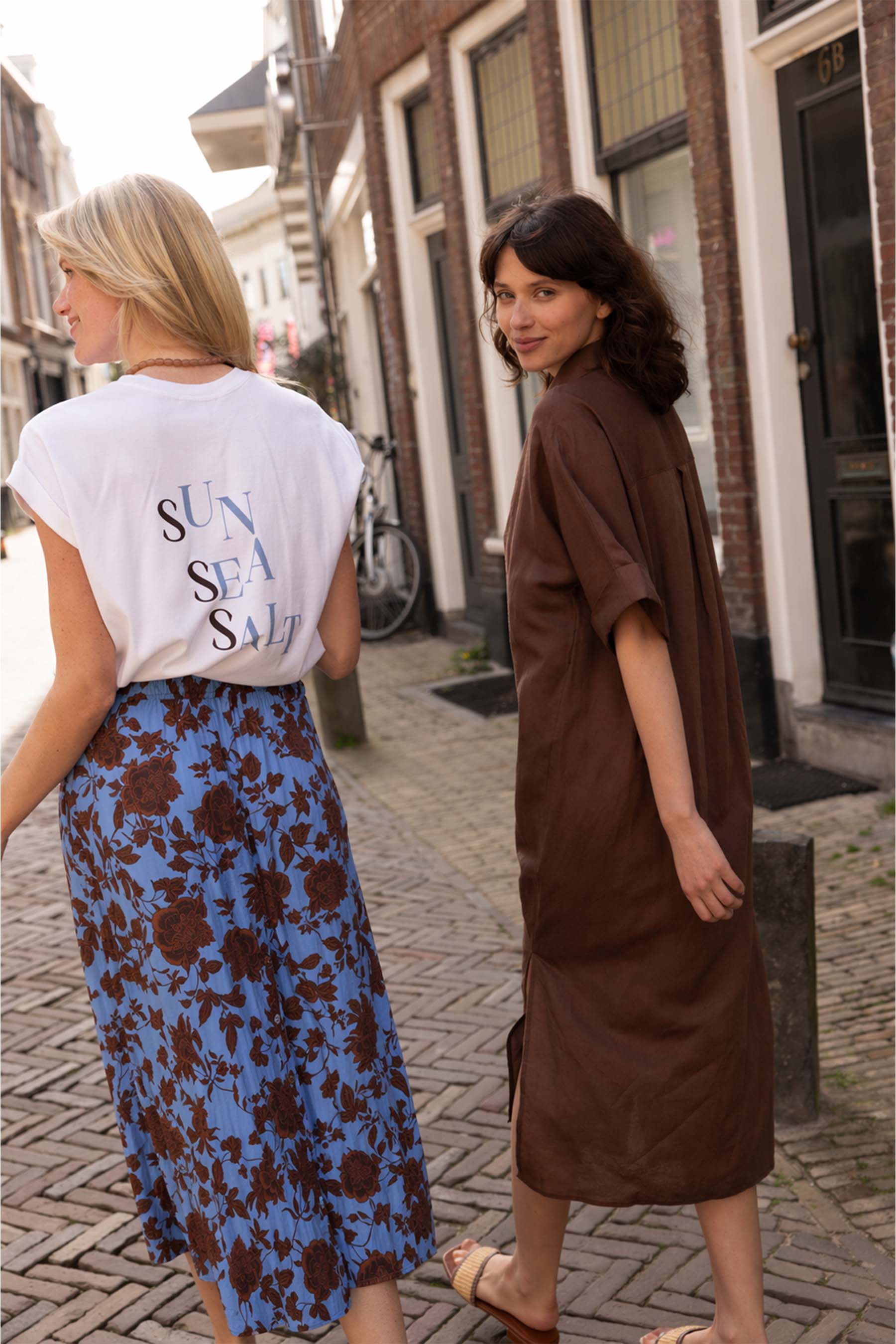 fladder rok  ikat print