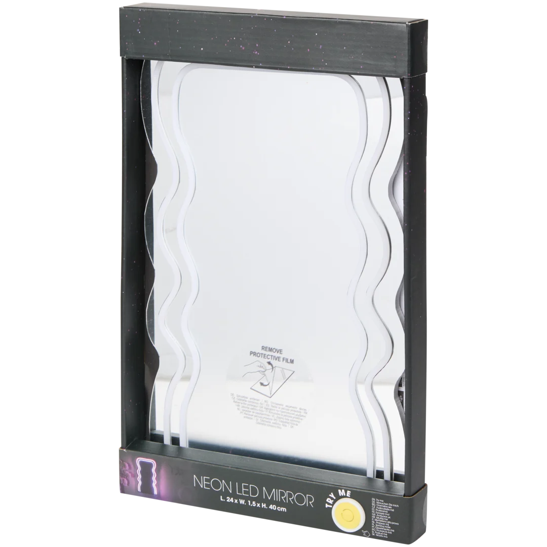 Miroir avec éclairage néon