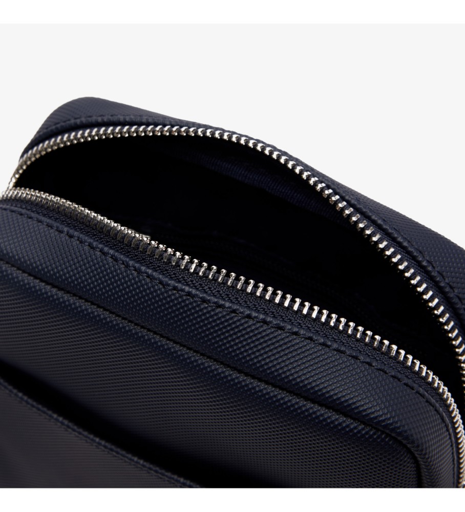 Bolsa de ombro Lacoste Slim Vertical para câmera, azul marinho