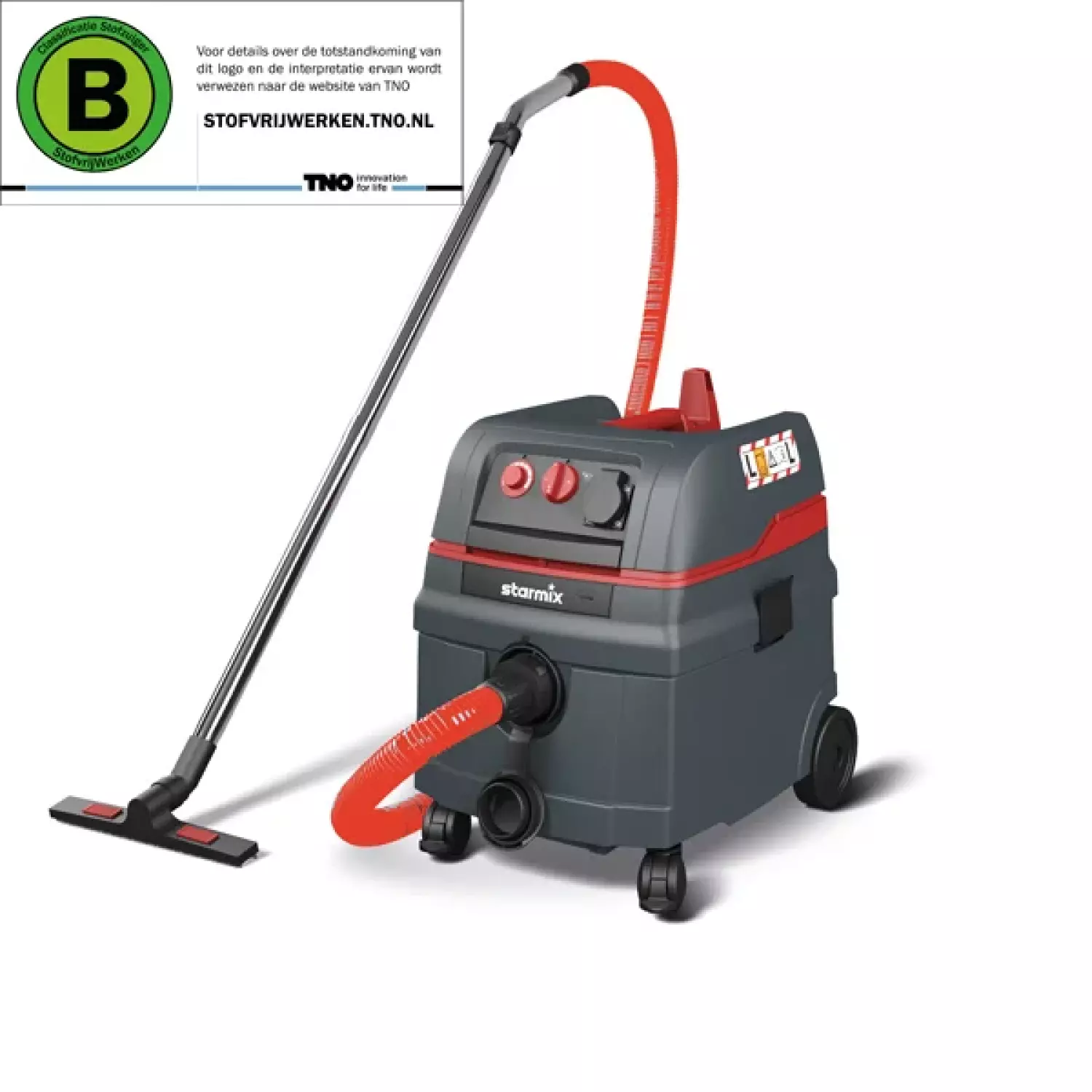 Starmix ISC L-1625 Premium Bouwstofzuiger - 1600W - L-klasse - 25L