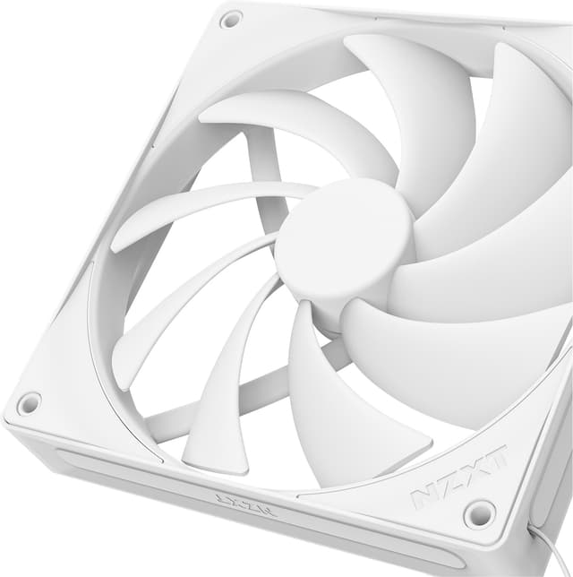 NZXT F140Q V2 Quiet Airflow 140mm PWM blæser (hvid)