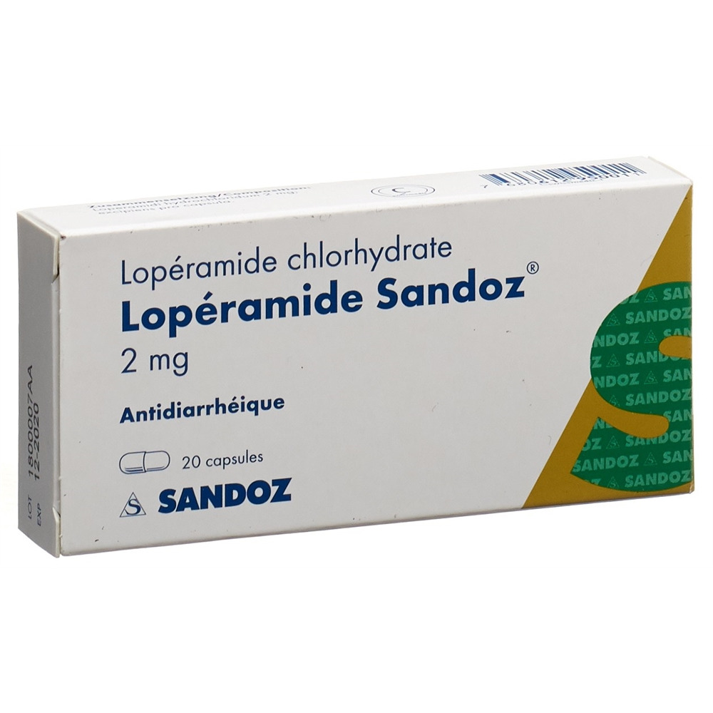 LOPERAMIDE Sandoz Kaps 2 mg Blist 20 Stk
