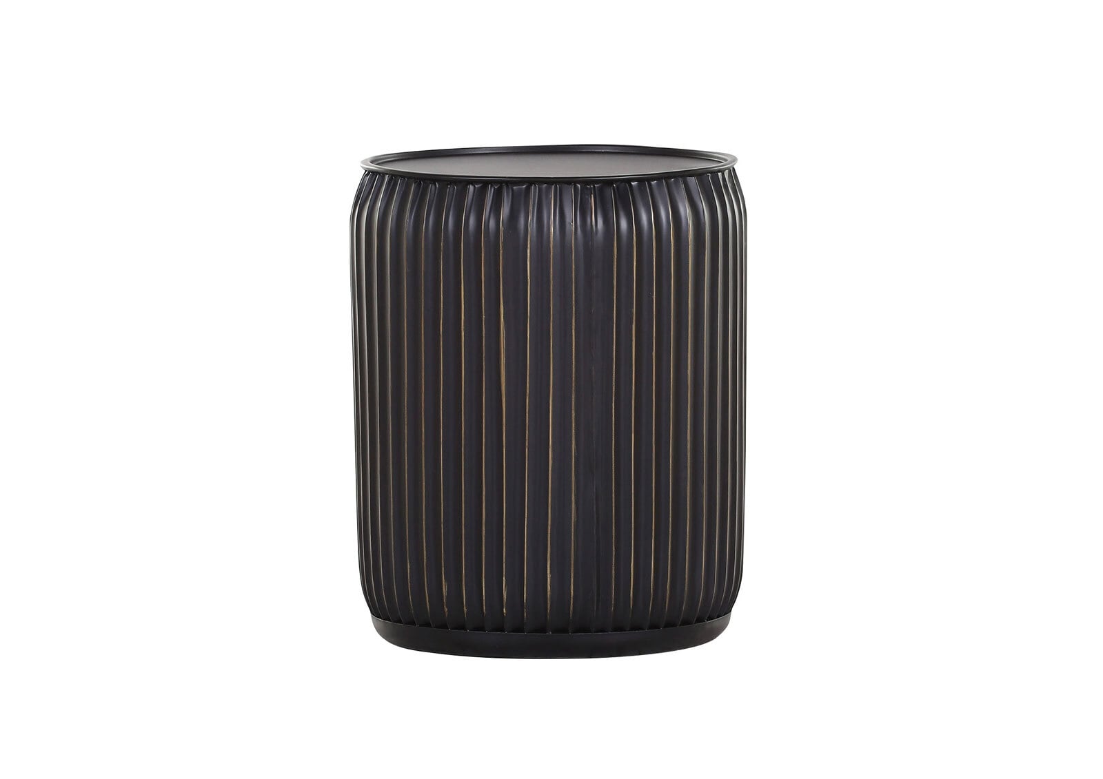 Beistelltisch CRISS & CROSS 36 x 46 cm schwarz beige