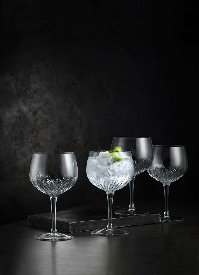 Luigi Bormioli Mixology 4 stk. gin & tonic-glas 80 cl. Transparent
