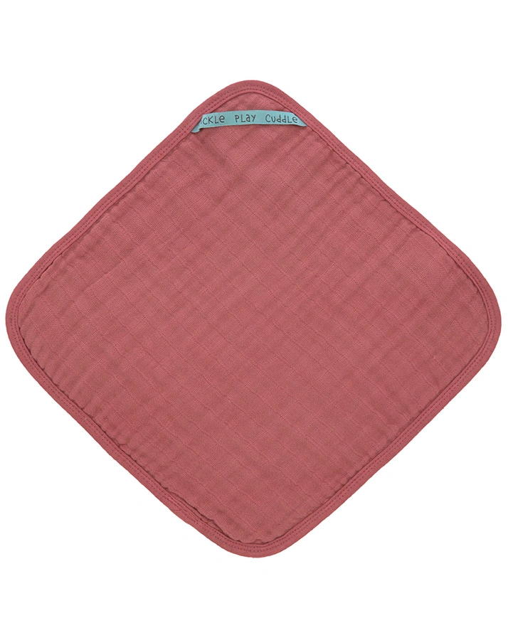 Mull-Waschlappen LITTLE CHUMS (30x30) 3er-Pack in mauve