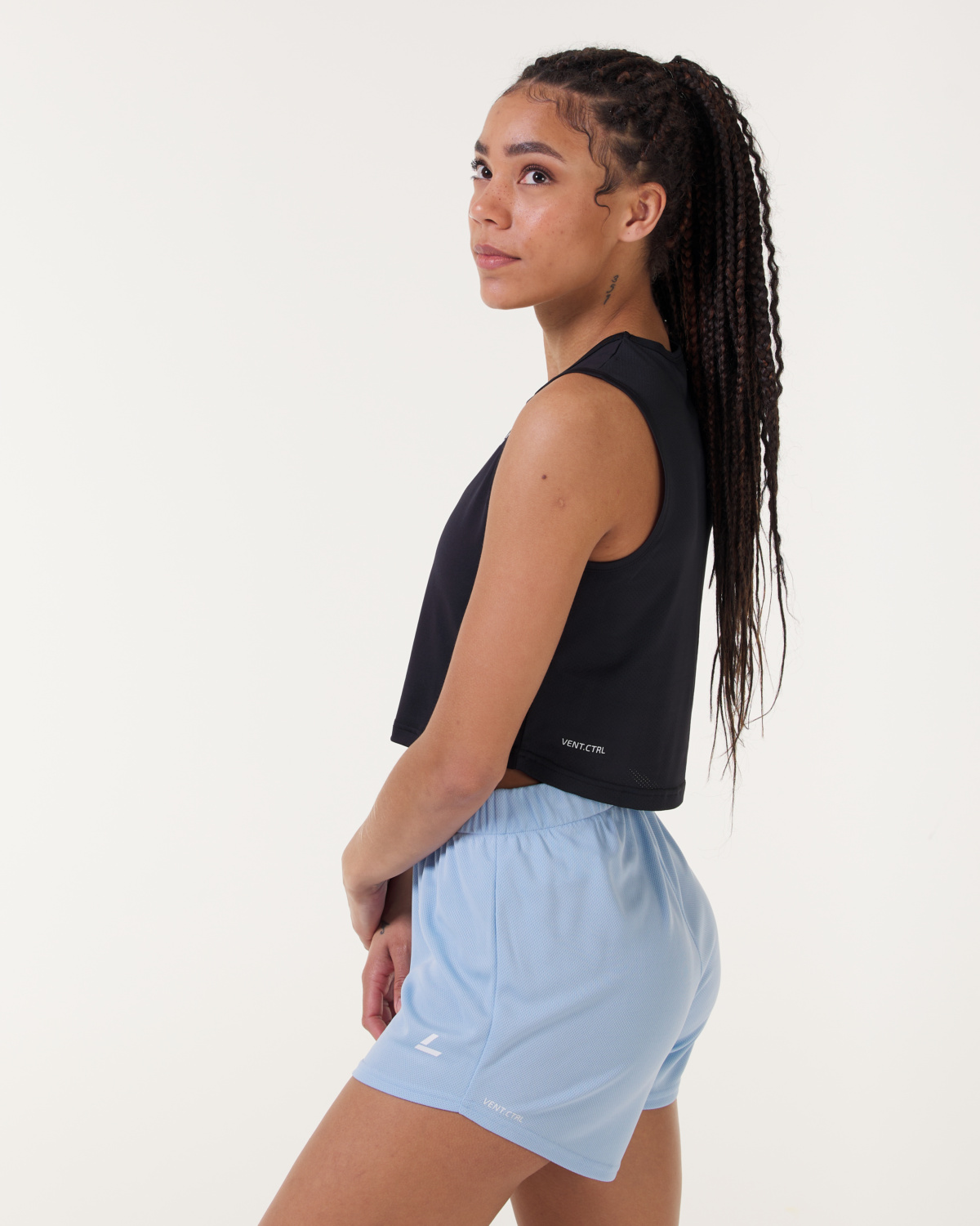LEVITY Breeze Mesh Back Tank Black