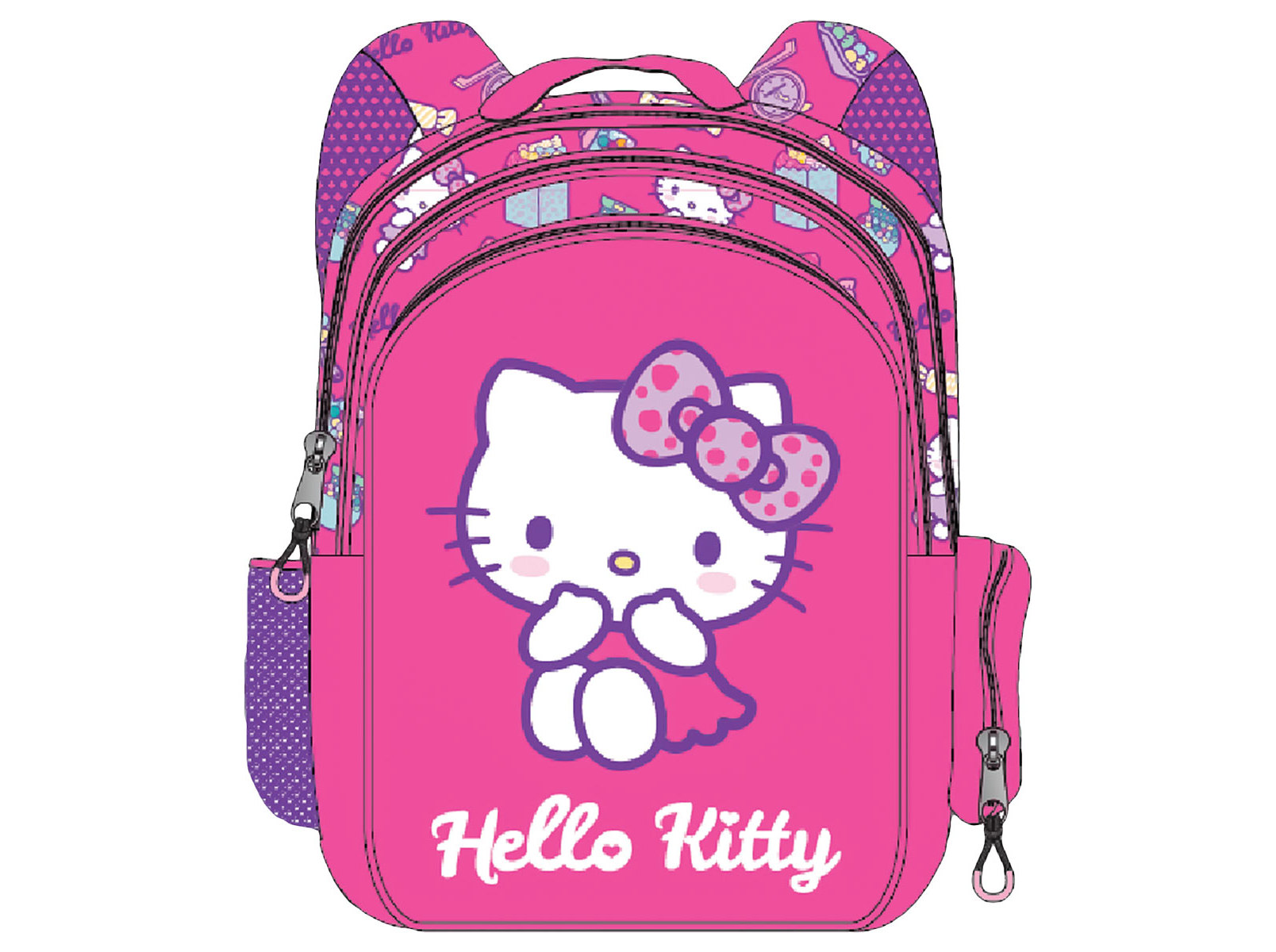 MOCHILA GRANDE HELLO KITTY 35X46X20CM