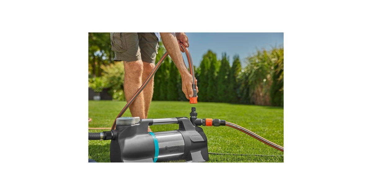 GARDENABesproeiingspomp 5600 Silent+  (Zwart/zilver)