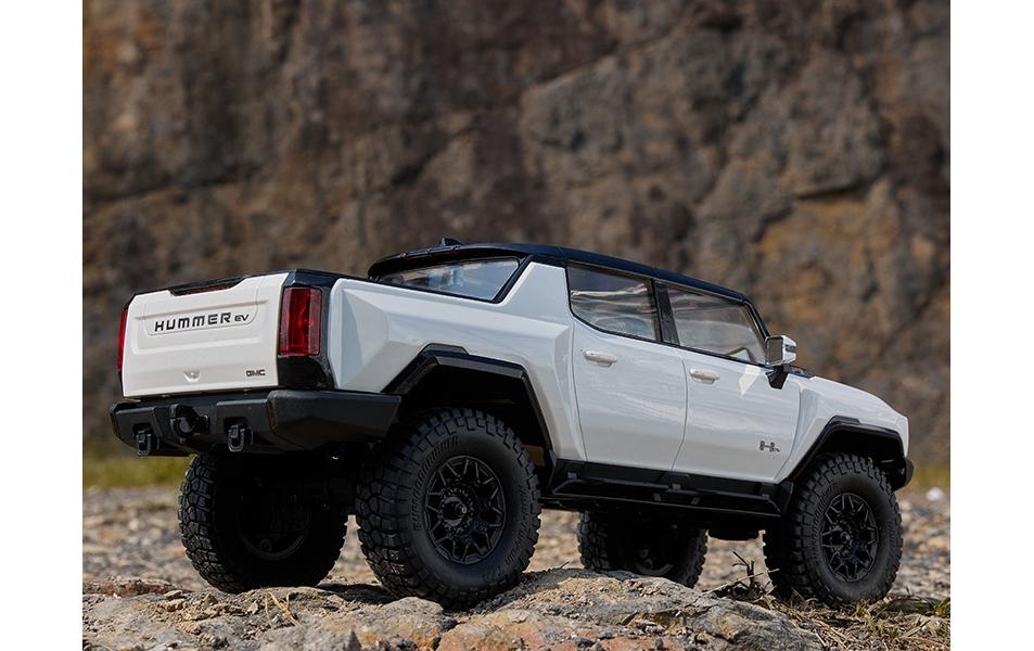 Scale Crawler FCX18 Hummer EV Weiss, 1:18, RTR<br>Detailgetreues Hummer EV Scale RC Modell